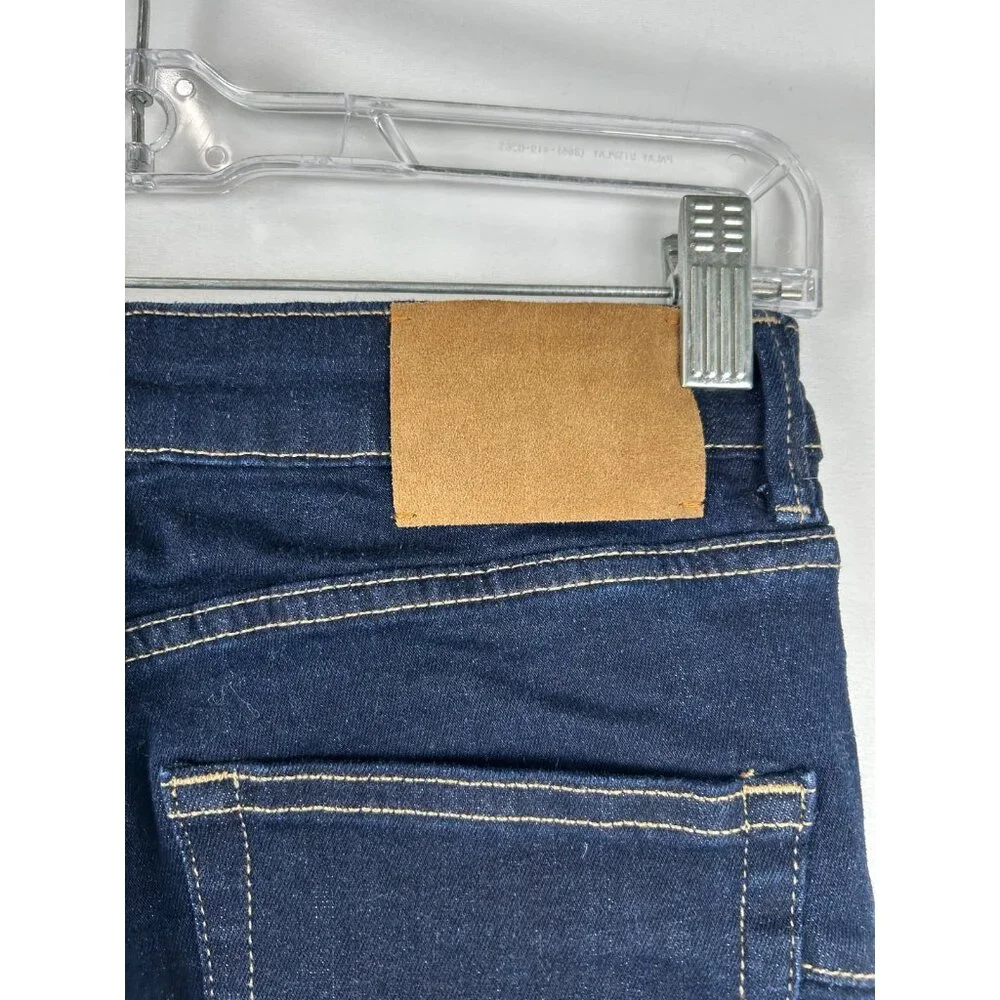 Zara Women’s US Size 4 Dark Wash Mid Rise Bootcut Jeans 33 Inch Inseam - Picture 9 of 16